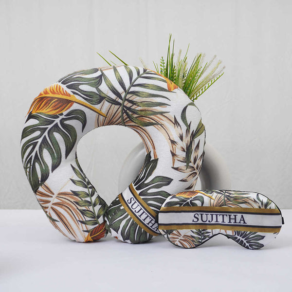 Personalised Leaf's Printed Combo Gift Set