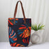 Personalised Leaf's Printed Structured Tote Bag