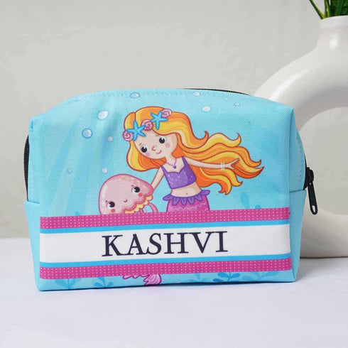 Personalised Little Mermaid Printed Kids Box Pouch