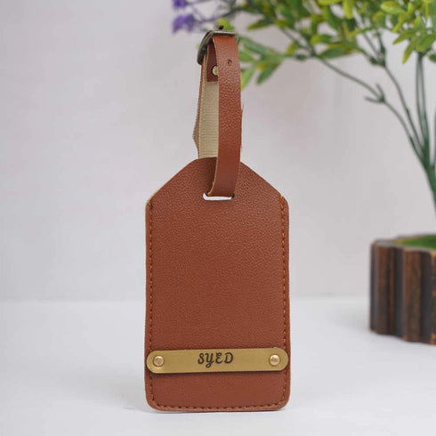 Personalised Luggage Tag With Charms