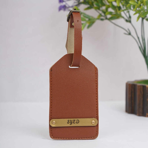 Personalised Luggage Tag With Charms