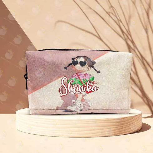 Personalised Make Up Pouch for Women | Valentines Day Gift