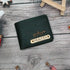 Personalised Men's Wallet With Charm - Black - Uncommongifts.in