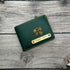 Personalised Men's Wallet With Charm - Green - Uncommongifts.in