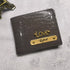Personalised Men's Wallet With Charm - Grey - Uncommongifts.in