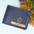 Personalised Men's Wallet With Charm - Olive