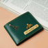 Personalised Men's Wallet With Charm - Olive - Uncommongifts.in