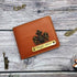Personalised Men's Wallet With Charm - Tan - Uncommongifts.in