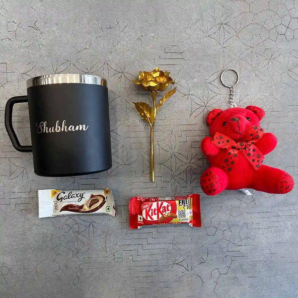 Personalised Metal Mug Combo for Couples | Valentine Gifts