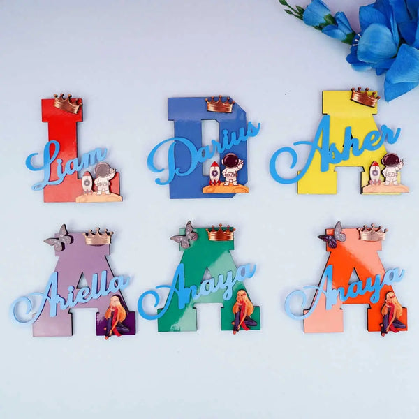 Personalised Mini Name Plate Fridge Magnet