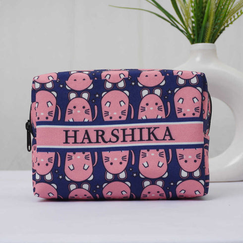 Personalised Mouse Printed Box Pouch