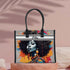 Personalised Multicolor Girl Printed Box Tote Bag - Uncommongifts.in