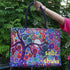 Personalised Multicolor Printed Box Bag