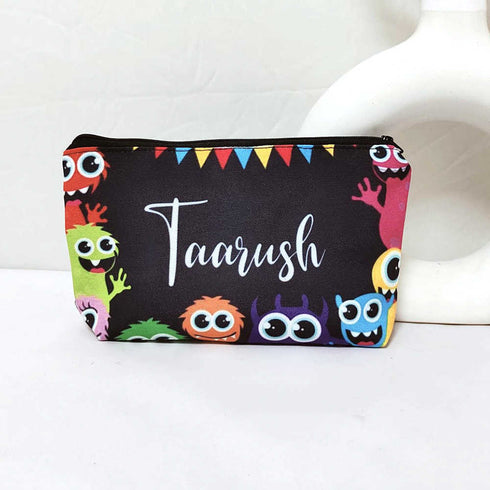 Personalised Multicolor Printed Kids Pouch