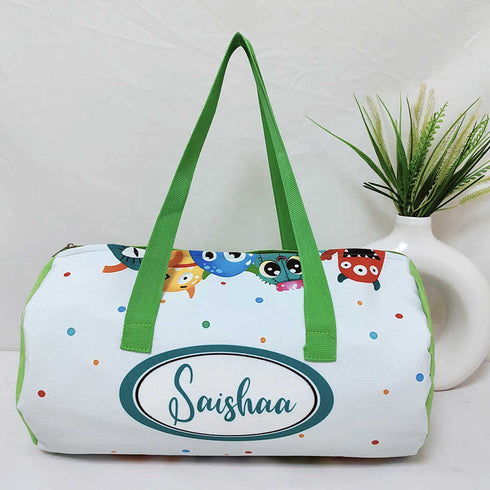 Personalised Multicolor Printed Kids Swimming Duffle Bag