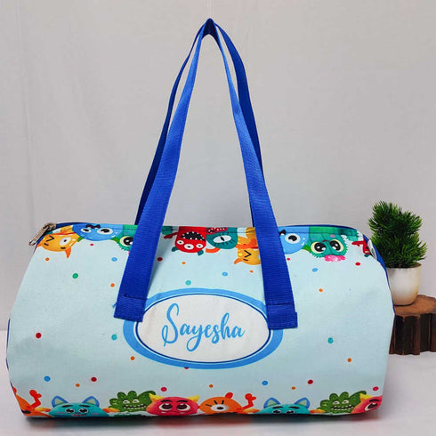Personalised Multicolor Printed Kids Swimming Duffle Bag