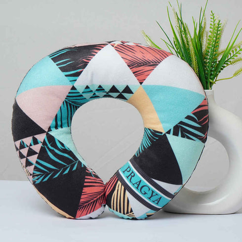 Personalised Multicolor Printed Neck Pillow