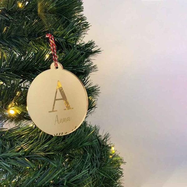 Personalised Name Ornaments for Christmas