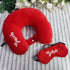 Personalised Neck Pillow & Eye Mask Combo Gift Set