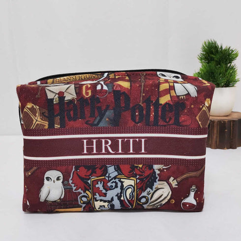 Personalised Owl Printed Kids Box Pouch