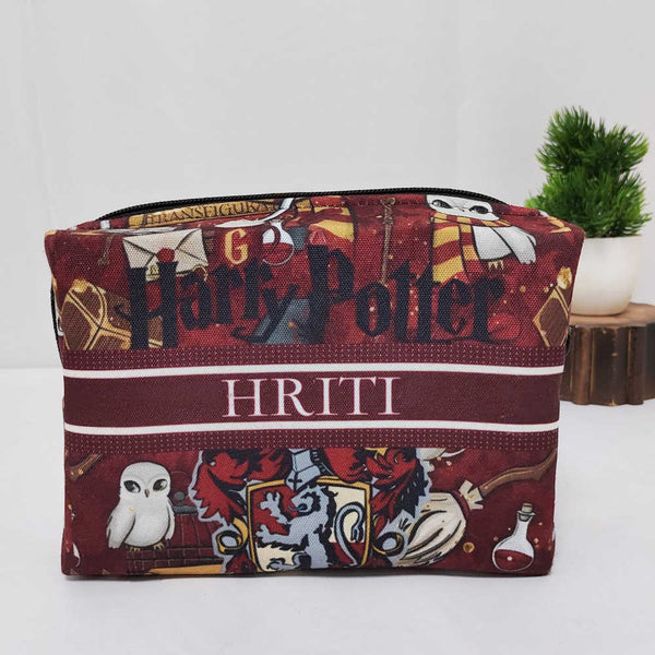 Personalised Owl Printed Kids Box Pouch