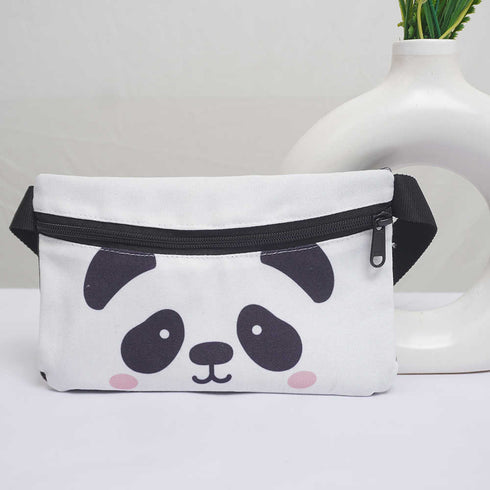 Personalised Panda Printed Kids Waist Pouch