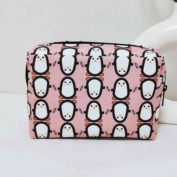 Personalised Penguins Printed Box Pouch