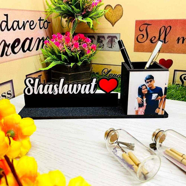 Personalised Photo Pen Stand