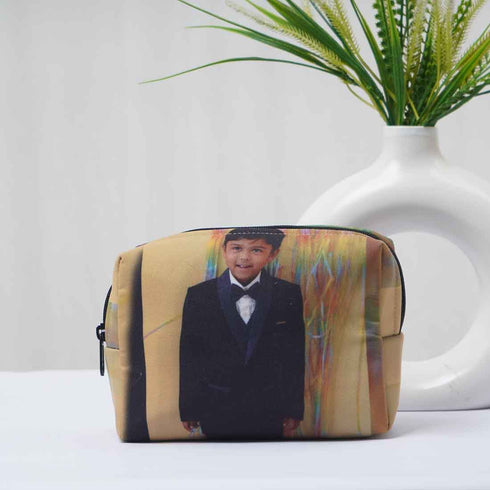 Personalised Photo Printed Box Pouch - Uncommongifts.in