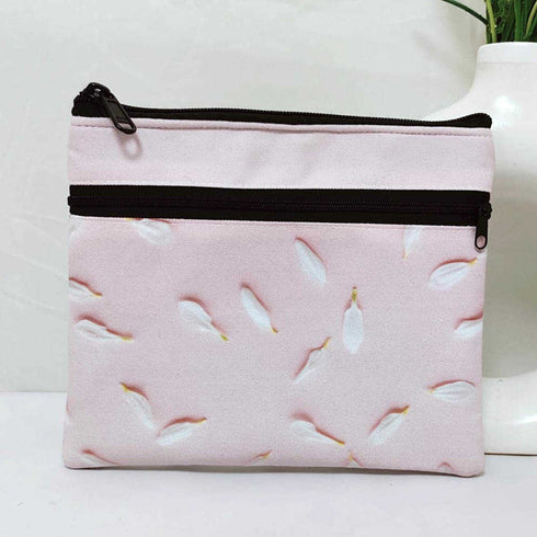 Personalised Pink Floral Printed Kids Pouch