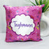 Personalised Pink Printed Kids Cushion