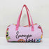 Personalised Pink Printed Kids Swimming Duffle Bag