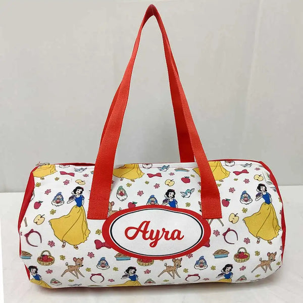 Personalised Princess Printed Swimming Duffle Bag for Kids