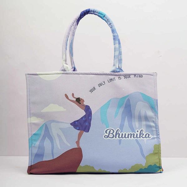 Personalised Printed Box Tote Bag
