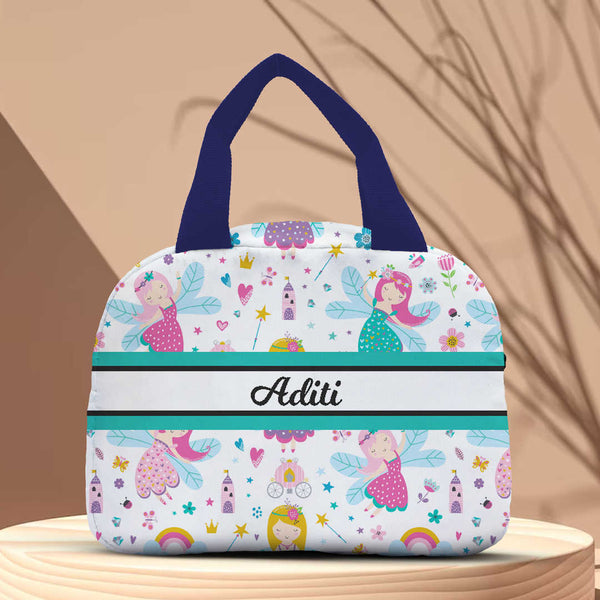 Personalised Printed Kids Lunch Bag With Handle