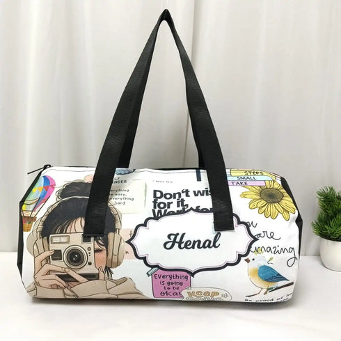Personalised Printed Kids Swimming Duffle Bag