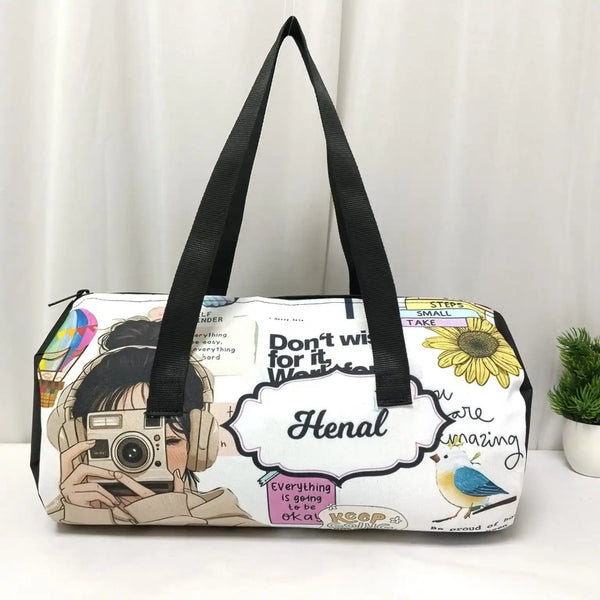 Personalised Printed Kids Swimming Duffle Bag