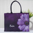 Personalised Printed Purple Box Tote Bag - Uncommongifts.in