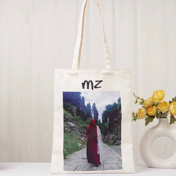 Personalised Printed Tote Bag - Uncommongifts.in