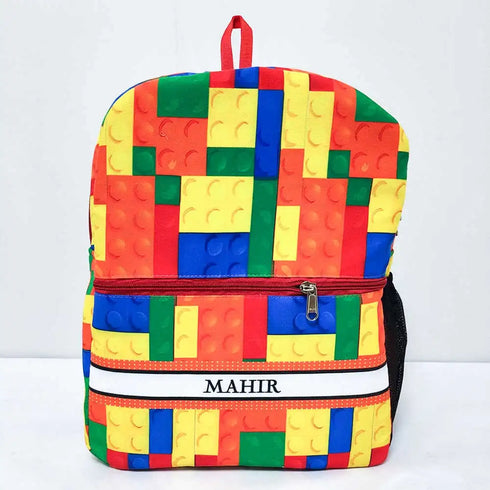 Personalised Puzzle Printed Kids Bagpack