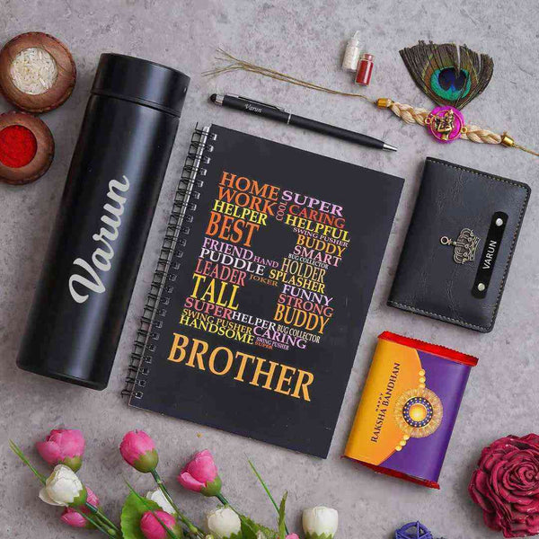 Personalised Rakhi Combo Gift Set For Brother