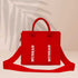Personalised Red Woody Tote Bag - Uncommongifts.in