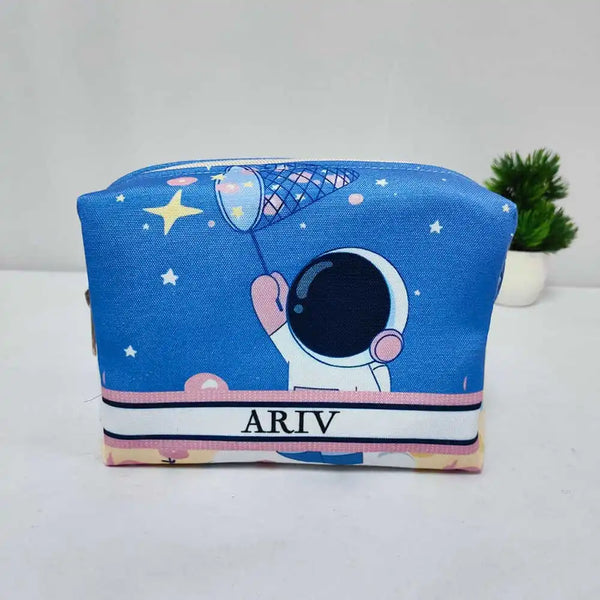 Personalised Space Printed Kids Box Pouch