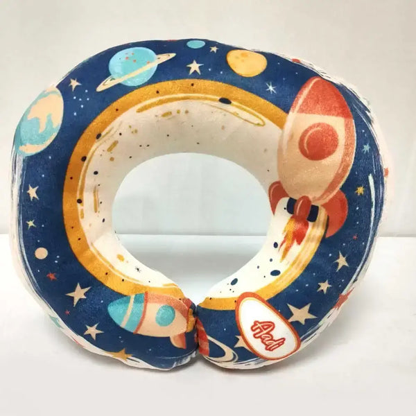Personalised Space Printed Kids Neck Pillow