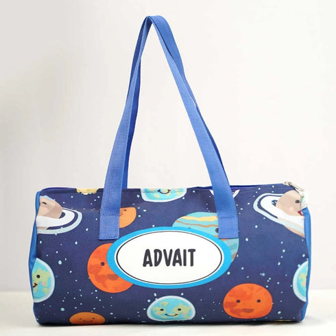 Personalised Space Printed Swimming Duffle Bag for Kids