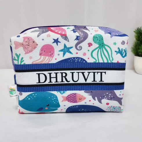 Personalised Star Fish Printed Kids Box Pouch