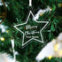 Personalised Star Shape Ornaments for Christmas
