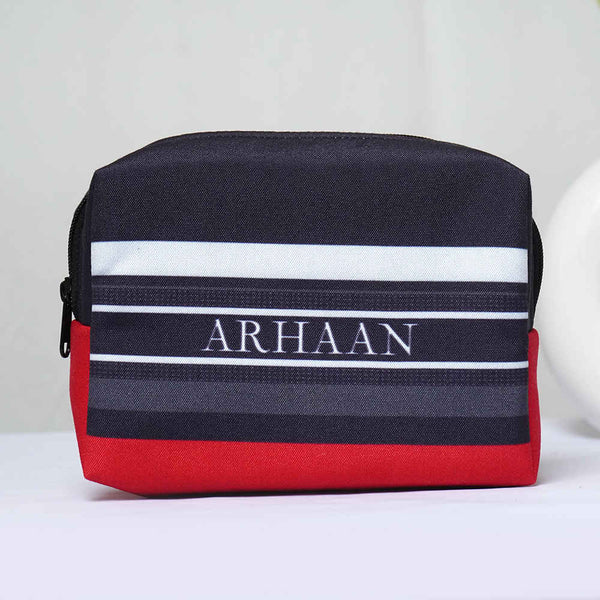 Personalised Straps Printed Box Pouch