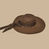 Personalised Summer Hats For Women - Dark Brown