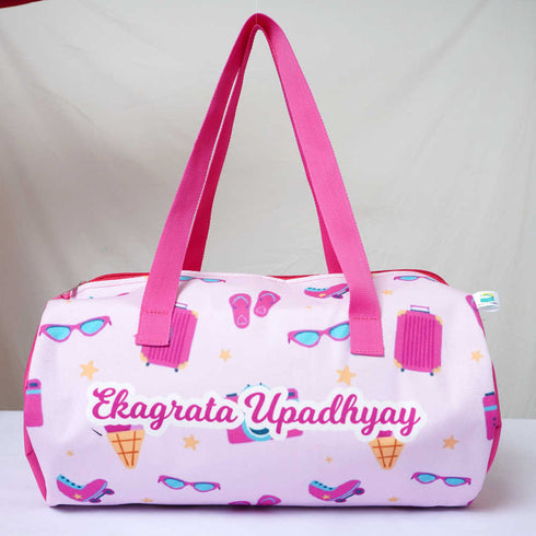 Personalised Sunglass Printed Kids Duffle Bag